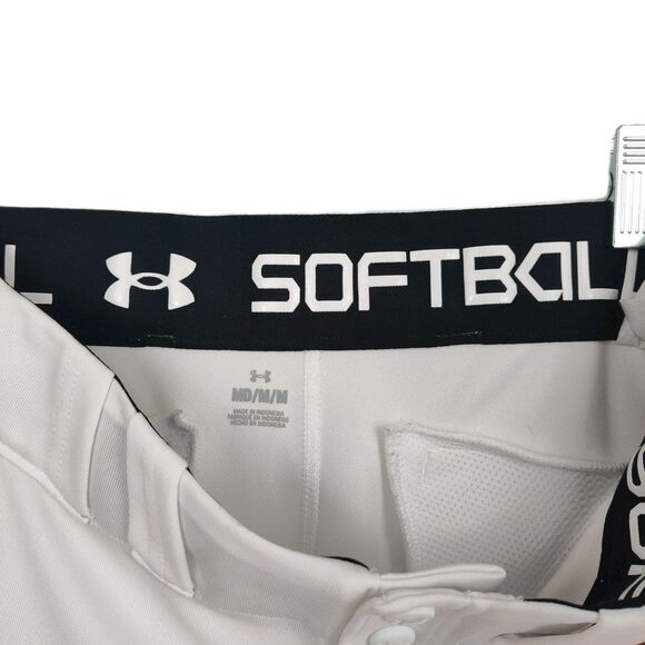 Adidas softball pants, women's medium, white - Picture 7 of 8